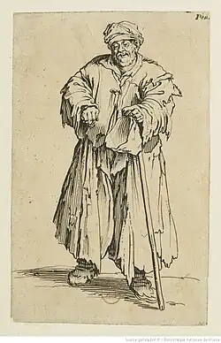 no&nbsp;21 : Le mendiant obèse aux yeux baissés