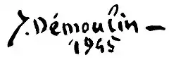 signature de Jacques Démoulin