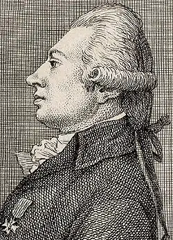 Portrait de Jacques de Clermont-Mont-Saint-Jean, détail, (1789-1791), château de Versailles.