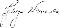 Signature de Jadwiga Wiśniewska