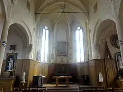 Le chœur de l'église.