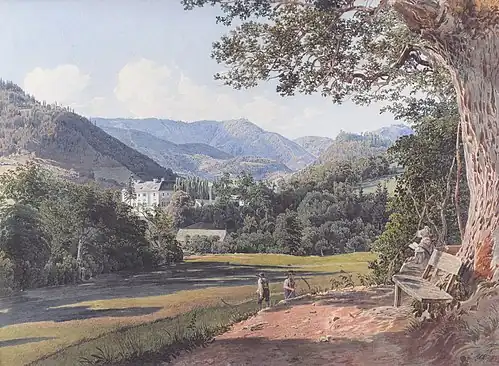 Stiebar Château, en Autriche, 1834.