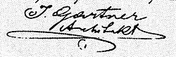 signature de Jakob Gartner
