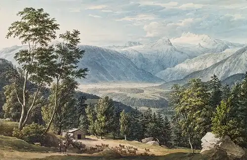 Vue du Hoher Dachstein, 1815.