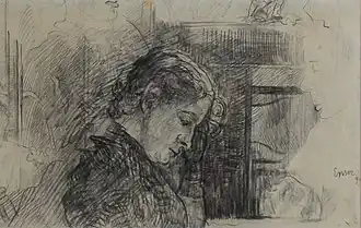 Mariette par James Ensor (1885).