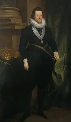 Portrait de Jacques Ier d'Angleterre, 1632Château de Windsor
