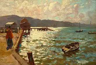 Port de Wellington, 1894, Wellington. Don de Mlle Mary Newton, 1939. Te Papa (1939-0009-2).