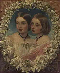 Princesses Helena & et Louise (1857)Royal Collection