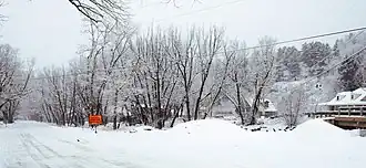 En hiver à Jamestown.