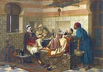 Les buveurs de champagne.