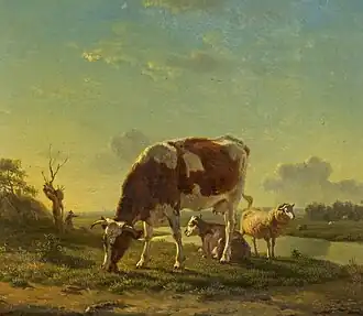 Bovins et moutons, National Trust for Places of Historic Interest or Natural Beauty