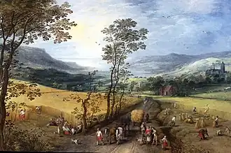 Paysage d'été avec des moissonneuses, Musée d'Art de Toledo, Toledo (Ohio).