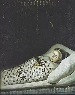 Jan Jansz. de Stomme (en), portrait d'un enfant mort, 1654, musée de Groningue