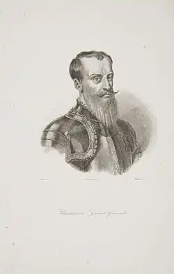 Portrait de Jan Karol Chodkiewicz de Lituanie.