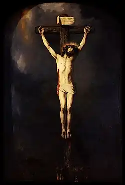 Jan Lievens, Le Christ en croix.