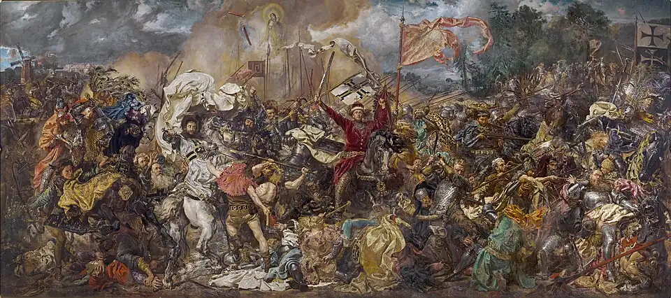 La Bataille de Grunwald, Jan Matejko, 1878