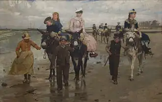 Ânes sur la plageMusée royal des beaux-arts d'Anvers.