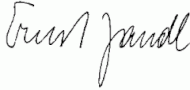 signature d'Ernst Jandl