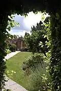 Vue sur le musée de la maison de Jane Austen