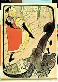 Jane Avril au Jardin de Paris par Toulouse-Lautrec