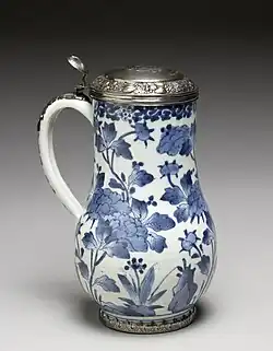 Chope, 1670-1690, couvercle hollandais, argent, 1690 (Walters Art Museum).
