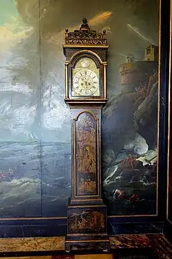 Salle du petit déjeuner, pendule