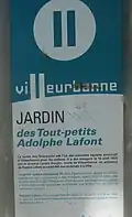 Panneau Jardin Lafont