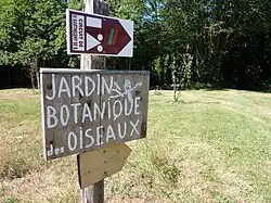 L'entrée du jardin botanique des oiseaux.