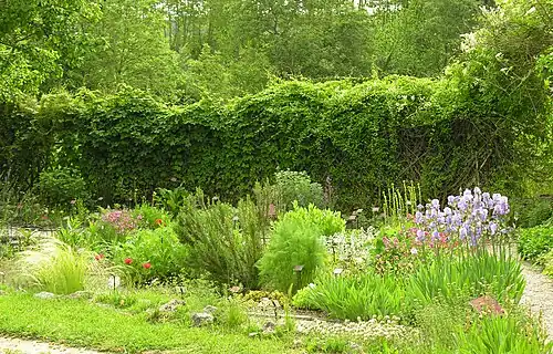 Jardin des simples et des plantes villageoises.