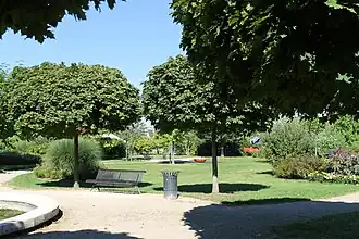 Le jardin public Solange Demarville.