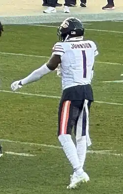 Description de l'image Jaylon johnson at 49ers.jpg.