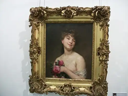 Jean-André Rixens, Portrait de mademoiselle Delagrange