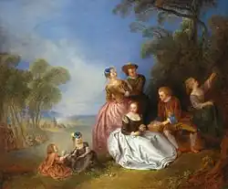 Excursion de famille à la campagne, coll. particulière