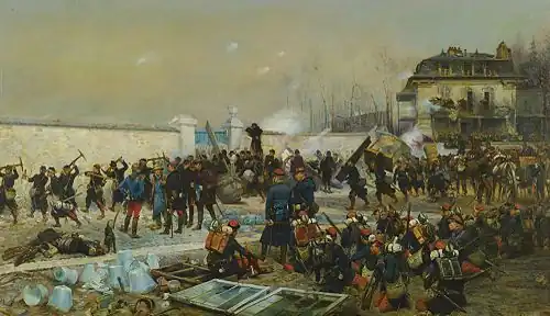 Édouard Detaille, Champigny, décembre 1870 (1879), localisation inconnue.