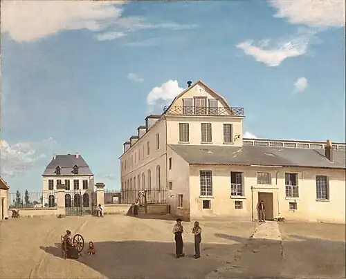 Soissons – Maison d'habitation et fabrique de M. Henry, 1833Philadelphia Museum of Art.