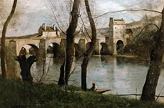 Le pont de MantesCorot, 1868.