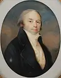 Jean-Baptiste, baron Olivier, miniature sur ivoire de Constantina Cortellini, 1803