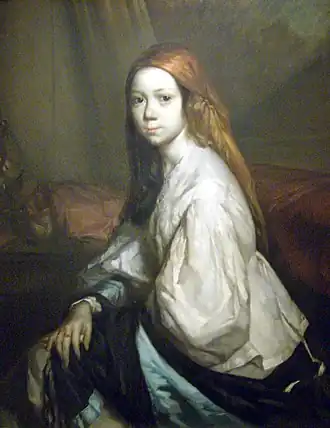 Pauline Ono en déshabillé, 1843-1844.