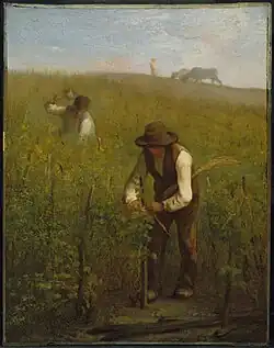 Dans le vignoble Jean-François Millet, 1852-1853Musée des Beaux-Arts (Boston)