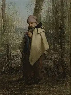 La Bergère tricoteuse, 1856-1857Musée d'art de Saint-Louis