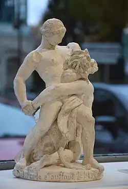 Hercule étouffant le brigand Cacus (1851-1852), musée des Beaux-Arts de Lons-le-Saunier.