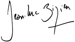 Signature de Jean-Luc Bizien