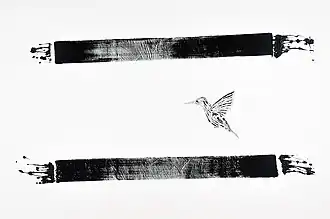 Brouille-code, 1992, acrylique sur toile