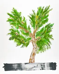 Mi-août, 15/08/1996, acrylique sur toile