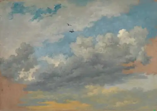 Étude de ciel avec des oiseaux (1842), National Gallery.