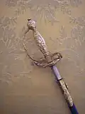 Épée de scène, v. 1855-1865