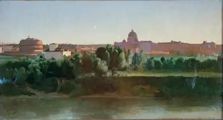 Vue du château Saint-Ange, 1825-1828Musée national des Arts décoratifs de Buenos Aires.