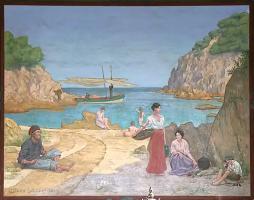 La Calanque, 1900, muséum d'histoire naturelle de Marseille.