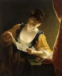 Jeune fille lisant une lettre, Paris, musée du Louvre.
