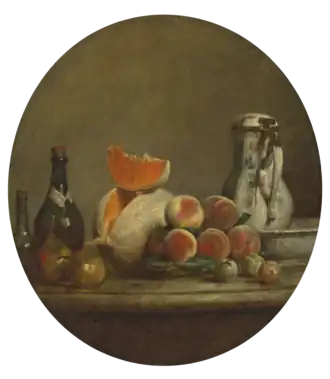 Jean Siméon Chardin, Le Melon entamé, 1760.